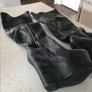 Jeffery Campbell thigh high boots